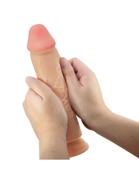 PRETTY LOVE SLIDING SKIN SERIES DILDO REALISTICO CON VENTOSA PIEL DESLIZANTE NATURAL 234 CM