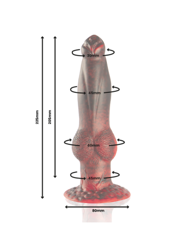 EPIC PROMETHEUS DILDO TITAN EN LLAMAS CONTROL REMOTO
