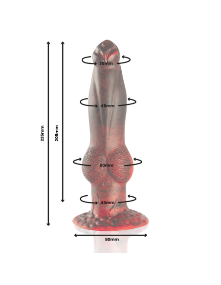 EPIC PROMETHEUS DILDO TITAN EN LLAMAS CONTROL REMOTO