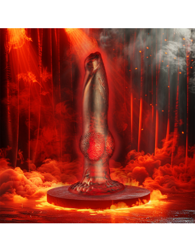 EPIC PROMETHEUS DILDO TITAN EN LLAMAS CONTROL REMOTO