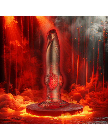 EPIC PROMETHEUS DILDO TITAN EN LLAMAS CONTROL REMOTO
