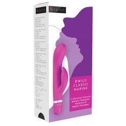 B SWISH BWILD CLASSIC MARINE RABBIT VIBRATOR CERISE 2