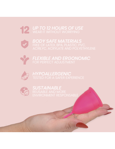INTIMICHIC COPA MENSTRUAL SILICONA MEDICA TALLA S