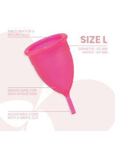 INTIMICHIC COPA MENSTRUAL SILICONA MEDICA TALLA L