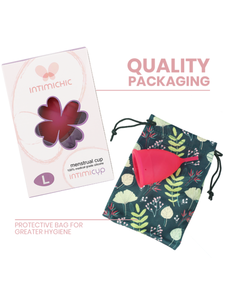 INTIMICHIC COPA MENSTRUAL SILICONA MEDICA TALLA L