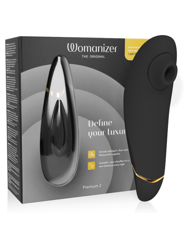 WOMANIZER PREMIUM 2 ESTIMULADOR DE CLITORIS NEGRO