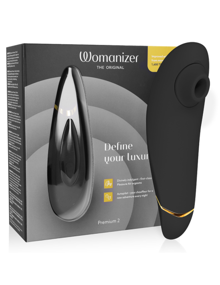 WOMANIZER PREMIUM 2 ESTIMULADOR DE CLITORIS NEGRO