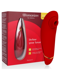 WOMANIZER PREMIUM 2 ESTIMULADOR DE CLITORIS BURDEOS