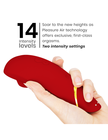 WOMANIZER PREMIUM 2 ESTIMULADOR DE CLITORIS BURDEOS
