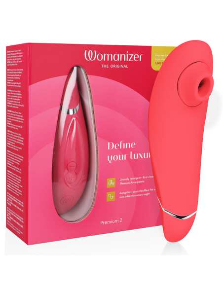 WOMANIZER PREMIUM 2 ESTIMULADOR DE CLITORIS FRAMBUESA