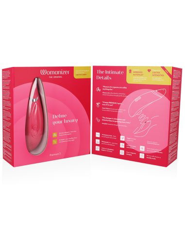 WOMANIZER PREMIUM 2 ESTIMULADOR DE CLITORIS FRAMBUESA