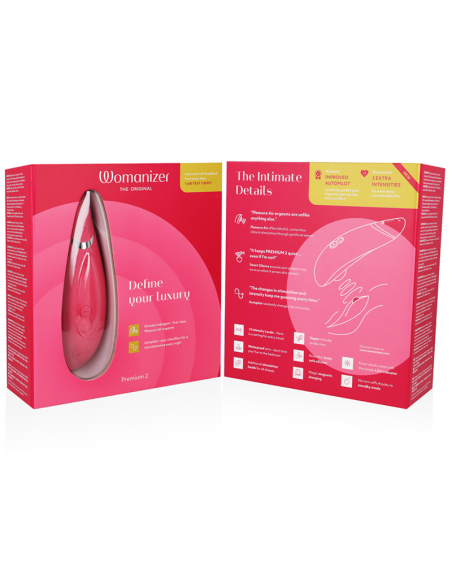 WOMANIZER PREMIUM 2 ESTIMULADOR DE CLITORIS FRAMBUESA