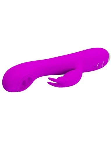 PRETTY LOVE RACHEL VIBRADOR RECARGABLE CON SUCCIONADOR MORADO