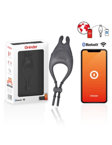 ONINDER PAMPA ANILLO VIBRADOR AJUSTABLE Y MULTIPOSICION APP GRATUITA