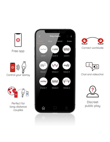 ONINDER PAMPA ANILLO VIBRADOR AJUSTABLE Y MULTIPOSICION APP GRATUITA
