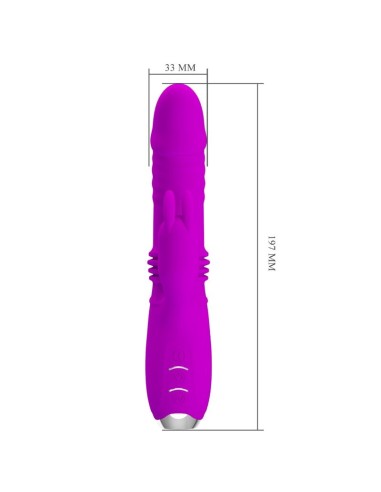 PRETTY LOVE DOROTHY VIBRADOR CONEJO RECARGABLE MORADO
