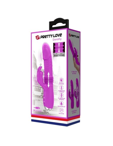 PRETTY LOVE DOROTHY VIBRADOR CONEJO RECARGABLE MORADO
