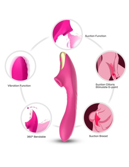 ARMONY DUDU SUCCIONADOR CLITORIS FUCSIA