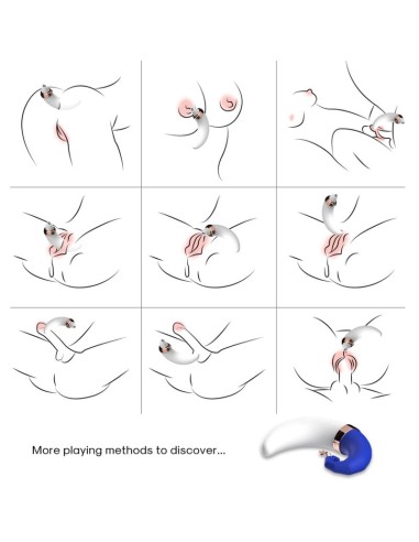 ARMONY SWEETMOON SUCCIONADOR CLITORIS PUNTO G AZUL