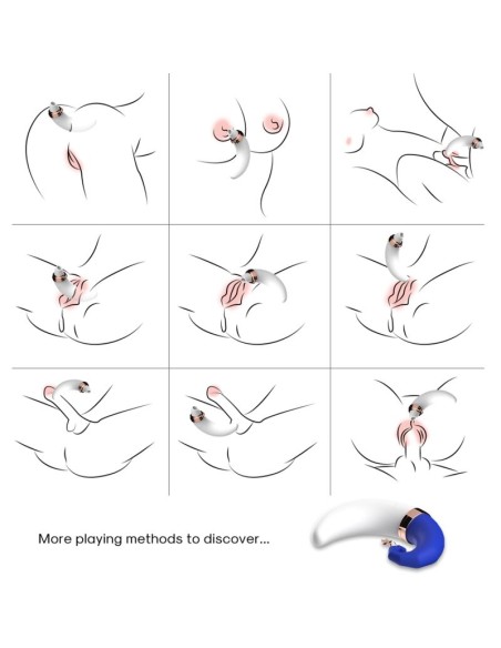 ARMONY SWEETMOON SUCCIONADOR CLITORIS PUNTO G AZUL