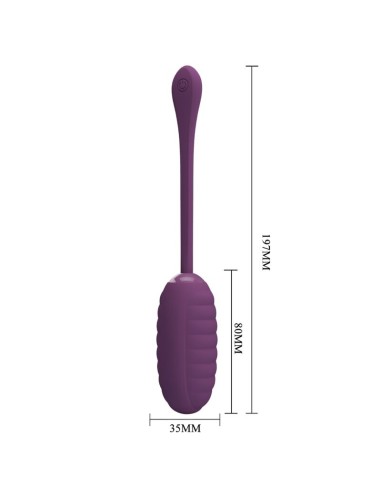 PRETTY LOVE CASPER HUEVO VIBRADOR RECARGABLE MORADO