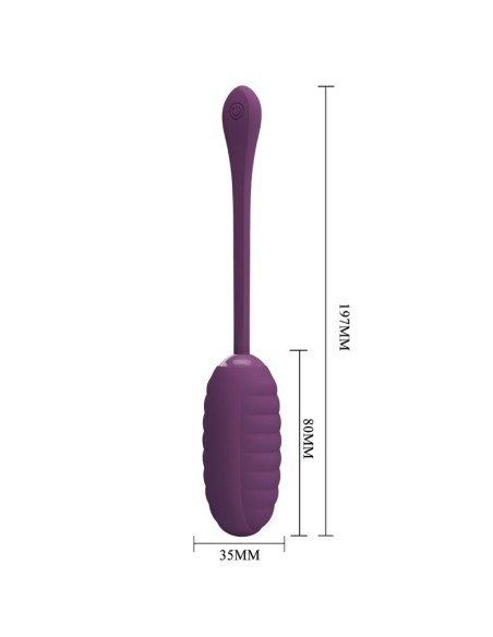 PRETTY LOVE CASPER HUEVO VIBRADOR RECARGABLE MORADO