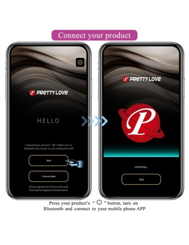 PRETTY LOVE CASPER HUEVO VIBRADOR RECARGABLE MORADO