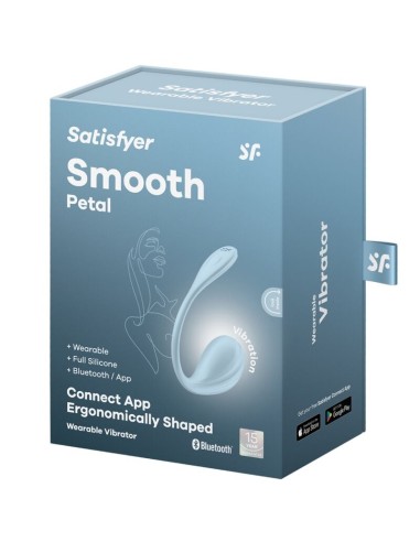 SATISFYER SMOOTH PETAL ESTIMULADOR PUNTO G CELESTE APP GRATUITA