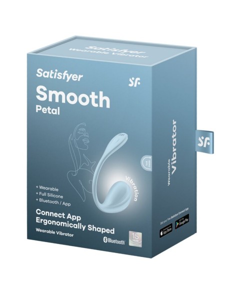 SATISFYER SMOOTH PETAL ESTIMULADOR PUNTO G CELESTE APP GRATUITA