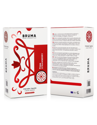 BRUMA VIBRADOR LIQUIDO ULTRA DESLIZANTE FRESA 15 ML