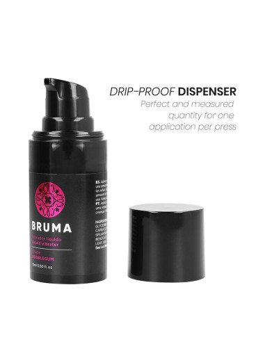 BRUMA VIBRADOR LIQUIDO ULTRA DESLIZANTE CHICLE 15 ML