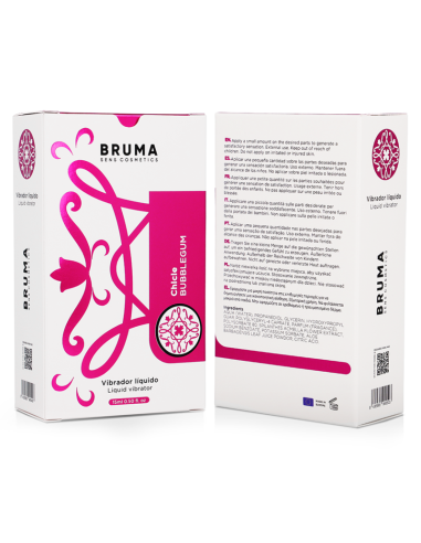BRUMA VIBRADOR LIQUIDO ULTRA DESLIZANTE CHICLE 15 ML