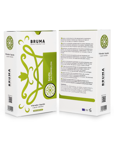 BRUMA VIBRADOR LIQUIDO ULTRA DESLIZANTE SANDIA 15 ML
