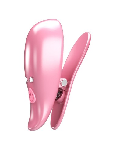 PRETTY LOVE LEAF PINZAS VIBRATORIAS PARA PEZONES ROSA