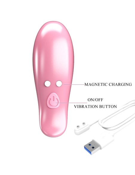 PRETTY LOVE LEAF PINZAS VIBRATORIAS PARA PEZONES ROSA
