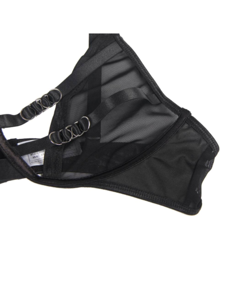 SUBBLIME SET DOS PIEZAS SUJETADOR TRANSPARENCIAS Y TIRAS S M