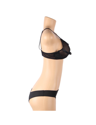SUBBLIME SET DOS PIEZAS SUJETADOR TRANSPARENCIAS Y TIRAS S M
