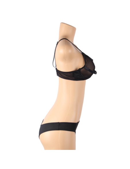 SUBBLIME SET DOS PIEZAS SUJETADOR TRANSPARENCIAS Y TIRAS S M