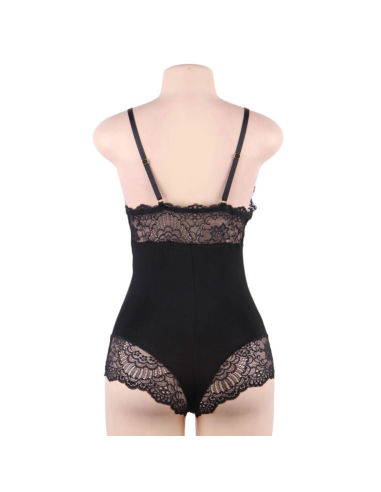 SUBBLIME TEDDY DETALLE ENCAJE FLORAL NEGRO S M