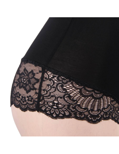 SUBBLIME TEDDY DETALLE ENCAJE FLORAL NEGRO S M