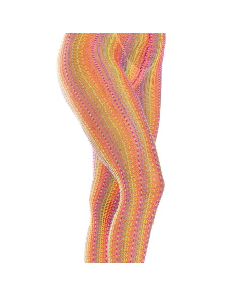 LEG AVENUE MEDIAS DE CROCHET MULTICOLOR