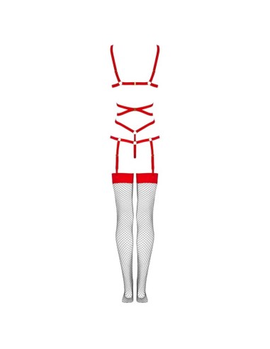 LIVCO CORSETTI FASHION THIARA LC 20213 SET BODY MEDIAS ROJA S M
