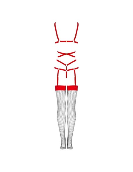 LIVCO CORSETTI FASHION THIARA LC 20213 SET BODY MEDIAS ROJA S M