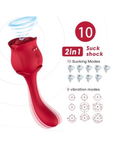 ARMONY ROSELOVER SUCCIONADOR CLITORIS ESTIMULADOR ROJO 2