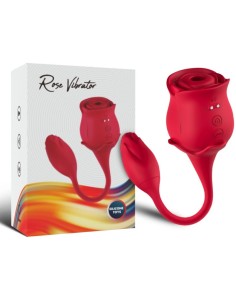 ARMONY ROSA SUCCIONADOR DE CLITORIS VIBRADOR 10 MODOS ROJO