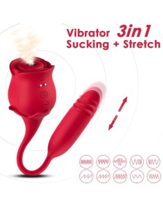 ARMONY ROSEKNIGTH SUCCIONADOR CLITORIS VIBRADOR ROJO 2