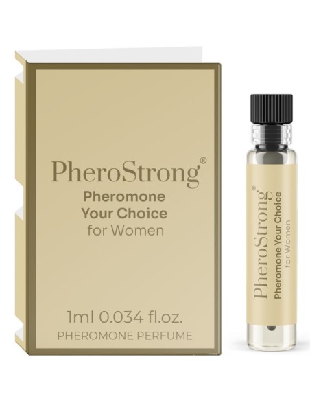 PHEROSTRONG PERFUME CON FEROMONAS YOUR CHOICE PARA MUJER 1 ML