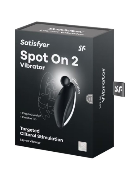 SATISFYER SPOT ON 2 VIBRADOR LAY ON NEGRO