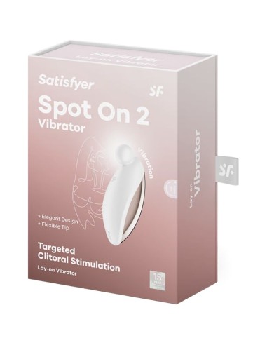 SATISFYER SPOT ON 2 VIBRADOR LAY ON BLANCO