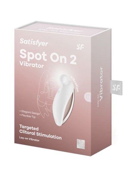 SATISFYER SPOT ON 2 VIBRADOR LAY ON BLANCO